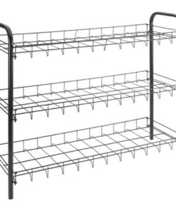 Metaltex Shoe Schoenenrek 3 Etages 64x23x59 cm Zwart