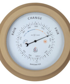NeXtime NE-4303BR Buiten Barometer 22CM Metaal Bruin Orchid