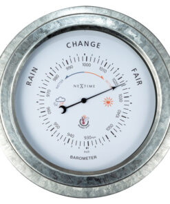 NeXtime NE-4303GA Buitenbarometer 22CM Metaal Verzinkt Orchid