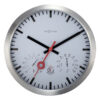 NeXtime NE-4307ST Buitenweerstationklok 35CM Aluminium-Wit Clematis