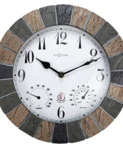 NeXtime NE-4311 Buitenweerstationklok &Oslash;26CM Polyresin Groen Aster