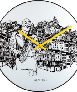 NeXtime NE-8192 Wandklok Sax City Ø 40 Cm