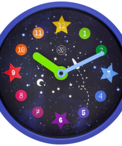 NeXtime NX-7356 Wandklok NXt Apollo Dia 30cm Kunststof Blauw