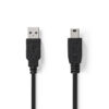Nedis CCGT60300BK10 Kabel Usb 2.0 A Male - Mini 5-pins Male 1