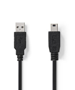 Nedis CCGT60300BK10 Kabel Usb 2.0 A Male - Mini 5-pins Male 1