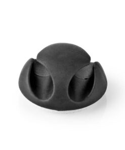 Nedis CMGC20026BK Kabelmanagement Kabelclip Click & Go 6 Stuks Aantal Slots: 2 Sleuven Maximale Kabeldikte: 5.3 Mm Tpe Zwart