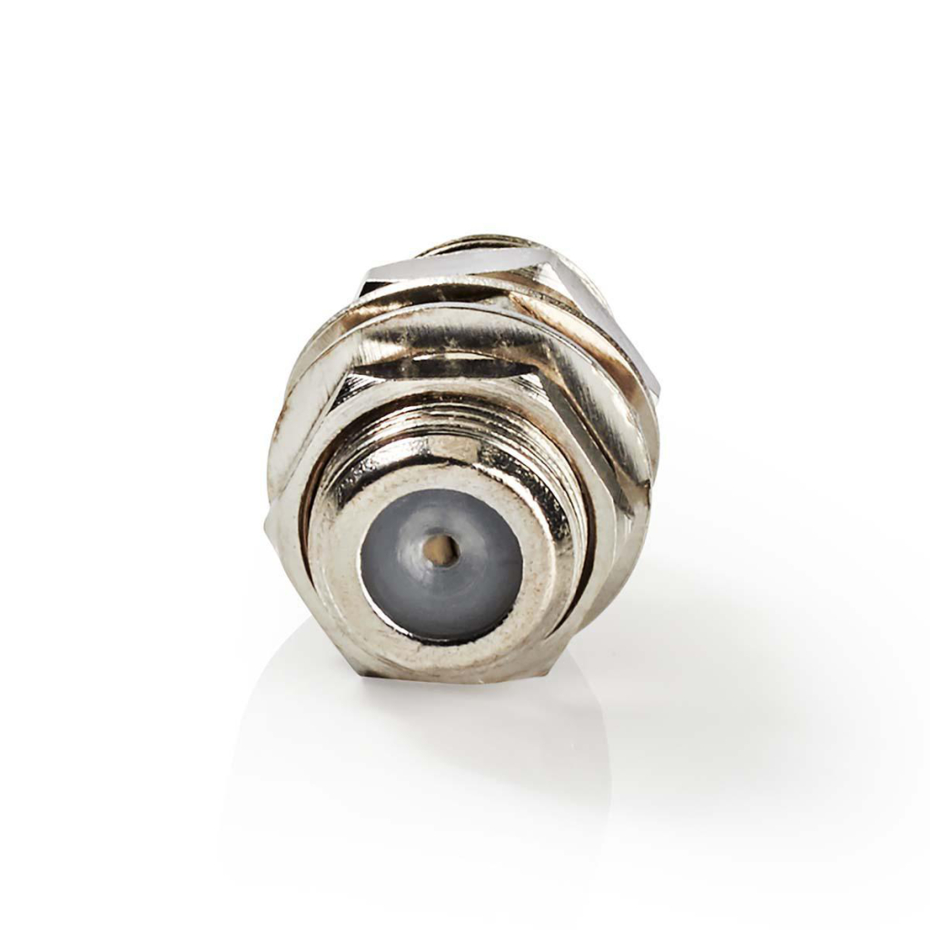 Nedis CSGB41940ME Satelliet- En Antenne-adapter F Female - F Female Metaal - Afbeelding 4