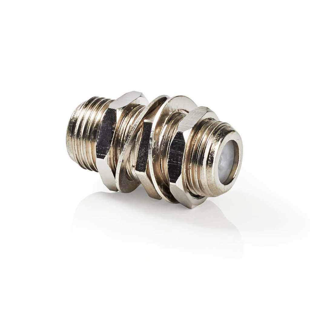 Nedis CSGB41940ME Satelliet- En Antenne-adapter F Female - F Female Metaal - Afbeelding 5