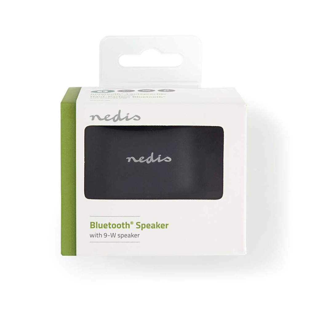 Nedis SPBTAV01BK Luidspreker Met Bluetooth® 9 W Maximaal 3 Uur Speelduur Zwart - Afbeelding 3