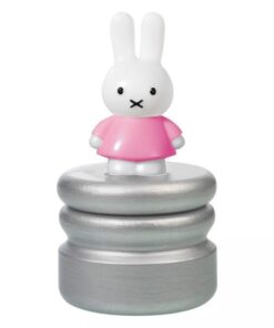 Nijntje Houten Melktandendoosje Roze/Zilver