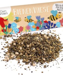 OwnGrown Bijenweide bloemenmix 100G premium bijenzaden voor kleurrijke hommel- en bijenweiden bijenvriendelijke bloemzadenmix bloemenweidezaden - eenjarig en meerjarig