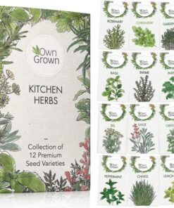 OwnGrown Keuken kruidenzaden set 12 soorten keukenkruiden Kruidenzaden voor keuken