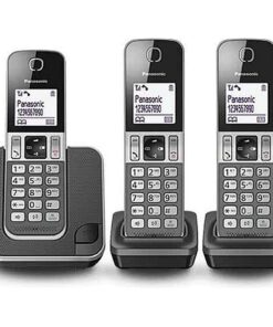 Panasonic KX-TGD313NLG Vaste Telefoons 3 Stuks Zwart/Zilver