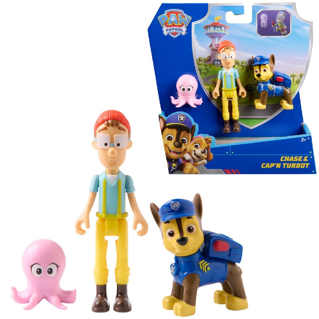 Paw Patrol Chase & Kapitein Turbot