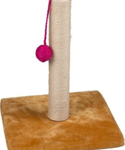 Pet Toys Krabpaal met Balletje Hout 30 x 35 cm