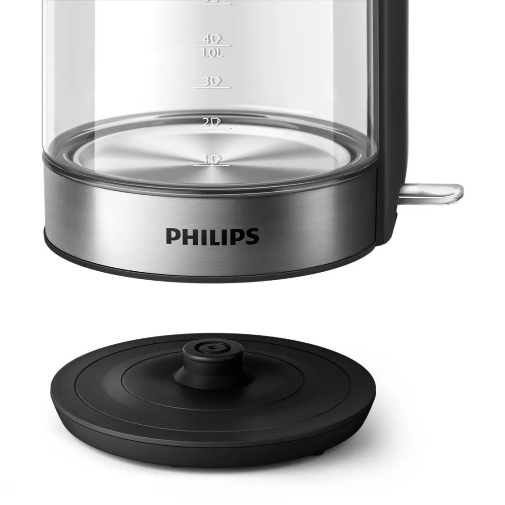 Philips HD9339/80 Series 5000 Glazen Waterkoker 1.7L 2200W RVS/Zwart - Afbeelding 3
