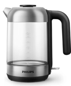 Philips HD9339/80 Series 5000 Glazen Waterkoker 1.7L 2200W RVS/Zwart