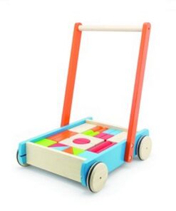 Pintoy Baby Walker Duwwagen met Blokken