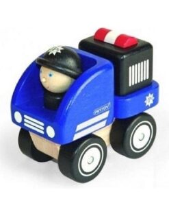 Pintoy P10507 Houten Mini Politieauto
