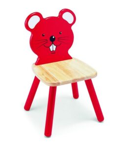 Pintoy P99241 Houten Stoel Rode Muis