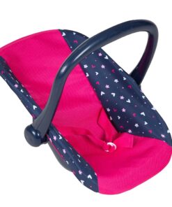 Poppen-Draagstoeltje Blauw/Roze
