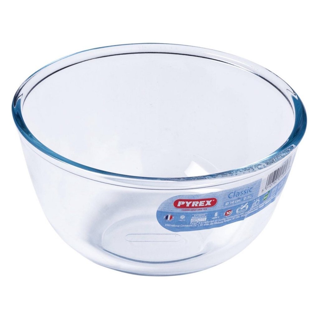 Pyrex Glazen Mengkom 14x6 cm