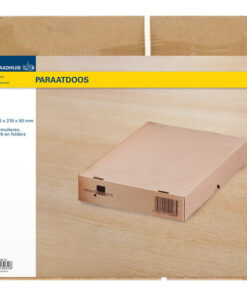 Raadhuis RD-351144-10 Paraatdoos Hersluitbaar 305x215x50mm Bruin 10 Stuks