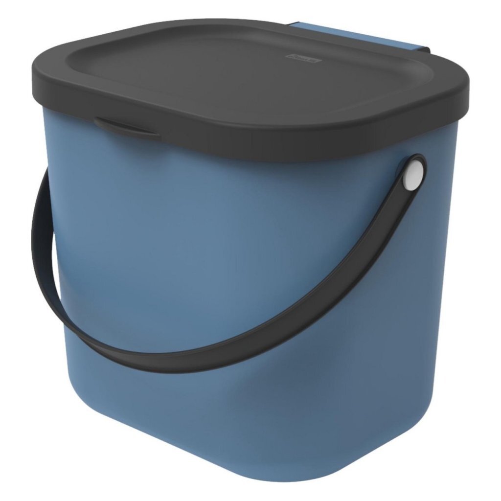 Rotho ALBULA Bio Afvalbakje 23.5x20x20.8 cm 6L Blauw