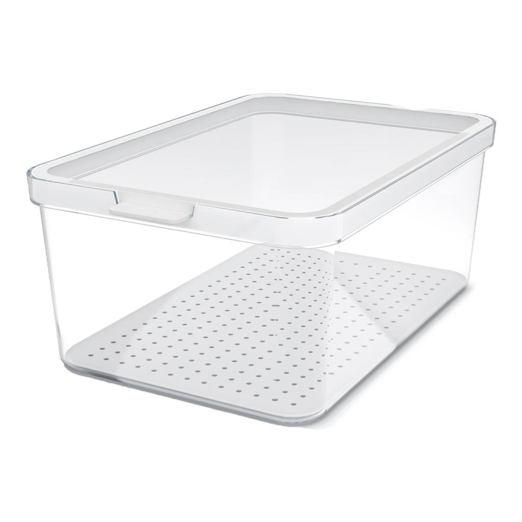 Rotho CAUMA Koelkastorganizer 4.65L Wit/Transparant