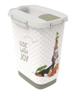 Rotho Cody Pet Food Container 10L Cappuccino/Zand