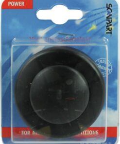 Scanpart Vloerschakelaar Zwart 1p 2amp