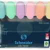 Schneider S-115097 Highlighter Job Pastel Kleur Ass. Etui A 6st.