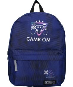 Scooter Rugzak Never Underestimate Gamers 39x29x12 cm Donkerblauw/Zwart