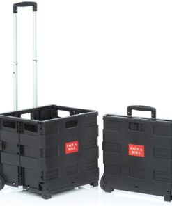 Seco SE-ZY-LC-BK Opvouwbare Trolley Krat Assorti