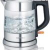 Severin WK3468 Waterkoker RVS/Glas 1L 2200W