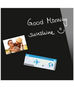 Sigel SI-B1101 Glasmagneetbord Be!Board 450x450mm Zwart