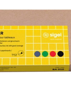 Sigel SI-BA010 Whiteboardstift 4 Kleur Zwart/blauw/rood/groen