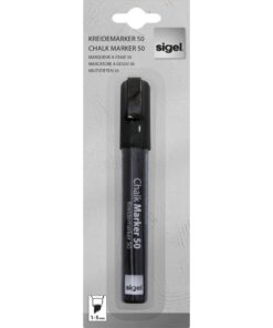 Sigel SI-BA180 Krijtstift Wigpunt 1-5 mm Zwart