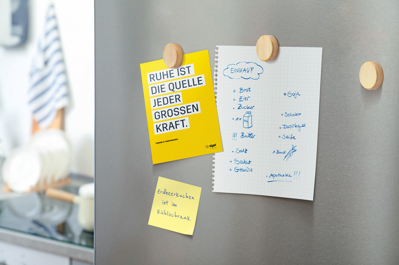 Sigel SI-BA210 Magneten Rond Hout 4stuk - Afbeelding 4