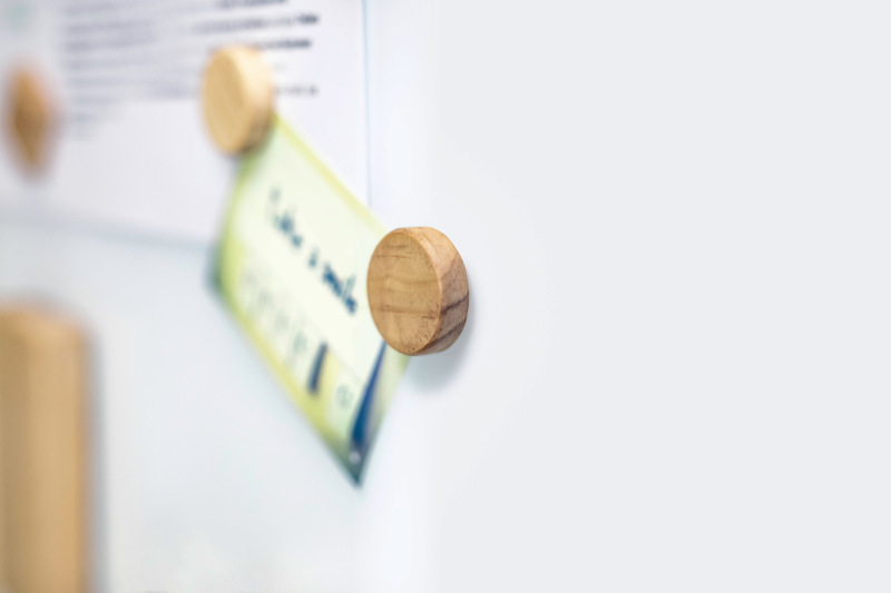 Sigel SI-BA210 Magneten Rond Hout 4stuk - Afbeelding 5