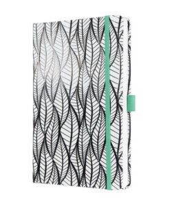 Sigel SI-JN323 Notitieboek Jolie Beauty A5 Hardcover Gelinieerd 'Whitened Leaves'