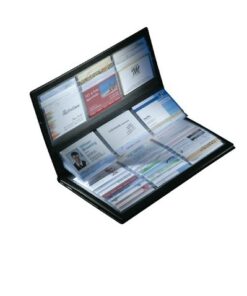 Sigel SI-VZ175 Visitekaartmap Kunstleer Zwart Voor 288 Kaarten