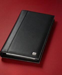 Sigel SI-VZ204 Visitekaartringband Torino Leer Zwart 90x58mm 160 Kaartjes