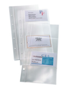 Sigel SI-VZ350 Visitekaarthoes Voor 80 Visitekaarten Tot 90x58mm