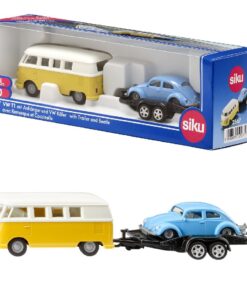Siku 2567 VW T1 + Aanhanger en VW Kever