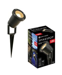 Simply Design LED Spikespot GU10 5W 3000K Zwart/Metaal