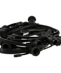 Simply Design P10 Waterdichte Prikkabel met 15 Fittingen 10M Zwart