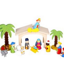 Simply for Kids Houten Kerststal