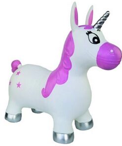 Simply for Kids Skippy Animal Eenhoorn Wit/Roze/Zilver