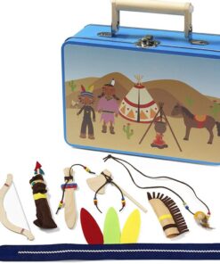 Simply for Kids Tinnen Indianen Koffertje